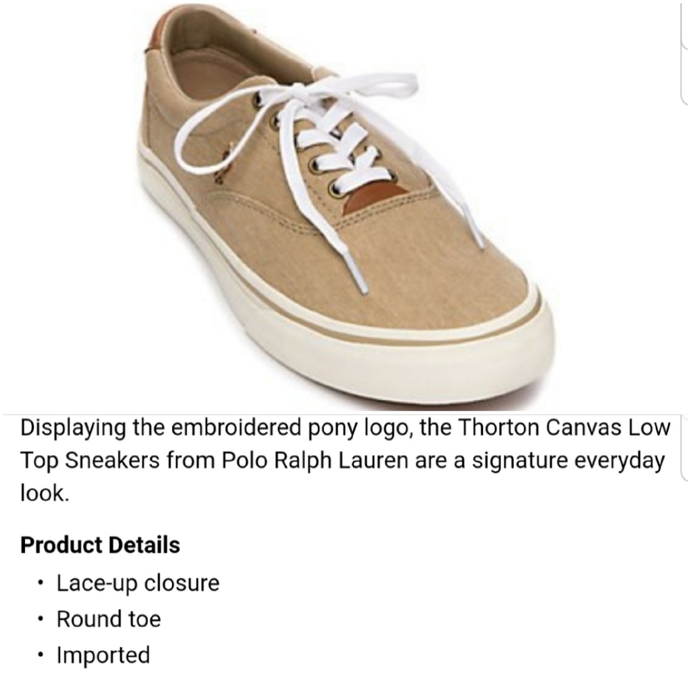 POLO RALPH LAUREN SNEAKERS - NIB!